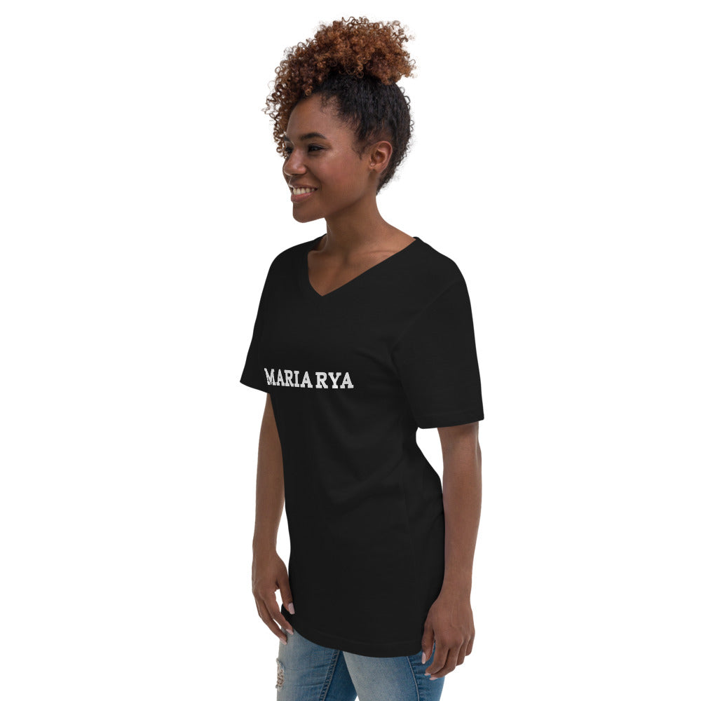 Unisex Short Sleeve V-Neck T-Shirt